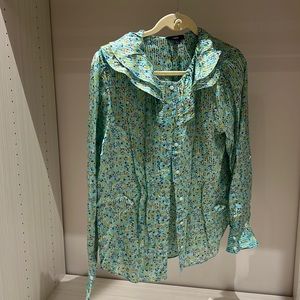 J crew button down top size L
